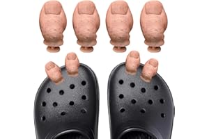 JADYON 2 Pcs Orteils Pins pour Croces,Big Toe Croc Charm,Breloques Drôles Pour Chaussures D'orteils Pour Croces, Pins Crocs Orteils Charmes D'orteils en Caoutchouc de 3cm pour Croces Accessoires.