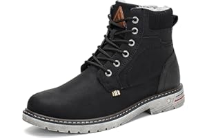 Mishansha Homme Chaussures Trekking Outdoor Boots Bottes de Neige Hiver Imperméable