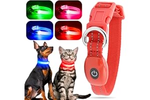 YFbrite Collier LED pour chat – Collier lumineux étanche rechargeable par USB, convient à toutes les tailles de chat, chien ou chiot, collier lumineux dans le noir pour la sécurité des animaux de