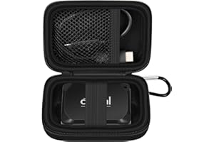 ANKHOH Carrying Case Compatible with Crucial X10/ X9 Pro 4TB/ 2TB/ 1TB Portable SSD, External Solid State Drive Hard Storage Holder Bag Fits for USB-C Cable (Box Only) (Black)