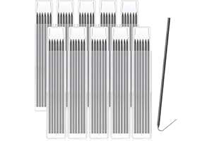 AWITHZ 60Pcs 2.8mm Carpenter Pencil Refills Solid Replacements for Tracer & Pica Pencils Waterproof Deep Hole Marking Tips for Woodworking, Construction & Building