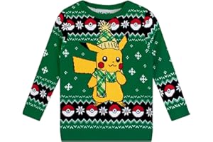 POKÉMON Pokemon Chłopcy Pikachu Sweter świąteczny