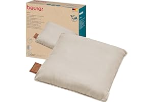 ‎BEURER Beurer MG 139 akumulatorowa poduszka do masażu z funkcją ogrzewania, bezprzewodowa poduszka do masażu Shiatsu, włączane ciepło, wyprodukowana z materiału pochodzącego z recyklingu, można prać w