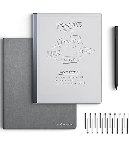 reMarkable 2 Bundle - Leather Folio | 10.3'' reMarkable 2 Paper