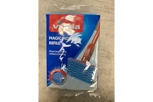 Vileda 2 X Vileda Magic Mop Flat Refill By Vileda