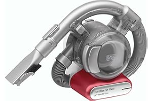 BLACK+DECKER PD1020L Aspirador de mano sin cable 10.8V (1.5Ah) 560ml manguera flexible y acción ciclónica