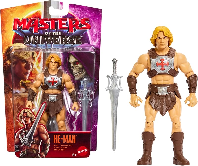 Masters of the Universe Movie He-Man 5.5 Inch Action Figure Hero Toy, Content Accurate Nicholas Nick Galitzine, 14 Movable Joints & Power Sword