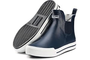 Ultrapower Kalosze unisex | kalosze z materiału guma L | gumowe półbuty | buty błotne o połowie wysokości | szczotkowane wzornictwo | rozmiary 36-47