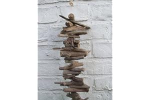 Deko-Impression Bezaubernd schöne, mediterrane Girlande, Treibholz, braun, maritim