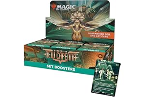 Magic The Gathering Streets of New Capenna Set Booster Box, 30 Packs & 1 Box Topper, Multicolor, C95250001