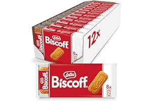 Lotus Biscoff Pocket | Biscotti Caramellati | Senza Coloranti e Senza Aromi Aggiunti | Gusto Unico e Croccante | 12 Bustine da 8 Confezioni, Monoporzioni da 2 Biscotti | 1.48 kg