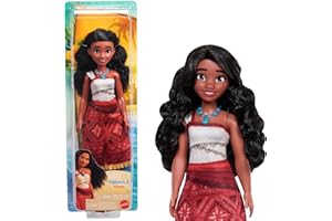 Mattel Disney Moana 2 Fashion Doll with 2 Accessories, Removable Outfit with Necklace & Anklet, Inspired by the Movie, JBT33