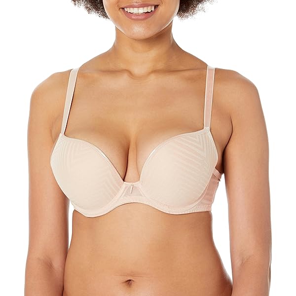 Freya Deco UW, Gevormde plunge bh voor dames, Naakt, 34GG