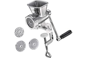 Picadora de carne Küchenprofi 0825562805 de acero inoxidable, tamaño 5, plateado