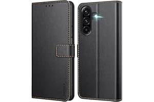 Ganbary Etui kompatybilne z Samsung Galaxy A17 5G, etui z klapką na telefon komórkowy ze skóry PU do Samsung Galaxy A17 5G [pełna ochrona] [gniazdo na karty][funkcja stojaka], czarny