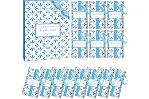 SCENTORINI Sacchetti Profumati di Lino Fresco Bustina Profumata per Cassetti Armadi e Guardaroba, Regalo Adatta Donna, San Valentino, Festa della Mamma (10g x 14 bustine)