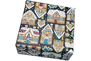 arkamii carta da regalo formato 86 x 64 cm disegno natale natalizio 3 fogli formato grande (NC8)