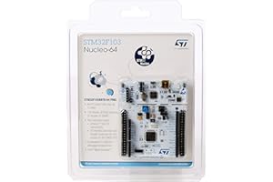 STM32 BY ST STMicroelectronics NUCLEO-F103RB Model STM32 Nucleo-64 Development Board with STM32F103RB MCU, Supports Arduino and ST Morpho Connectivity