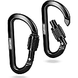 CLIFFORD Mini Karabiner mit 120 Kg Belastbarkeit – Edle Karabiner Schlüsselanhänger aus extrem robustem Aluminium 6082 – Klei