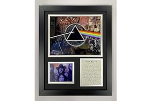 Legends Never Die Pink Floyd Mosaik – Englische Rockband-Sammelstück, gerahmte Foto-Collage – 30,5 x 38,1 cm
