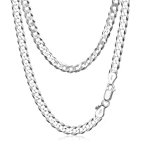 PLANETYS - Catenina Argento Sterling 925 Rodiato Modello Marinara Larghezza: 2.3 mm Lunghezza: 40 cm