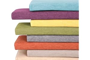 PING BU Coussin de banc 2 ou 3 places 90/100/120 cm, pour banc de salle à manger, cuisine, terrasse (90 x 40 x 5 cm, bleu)