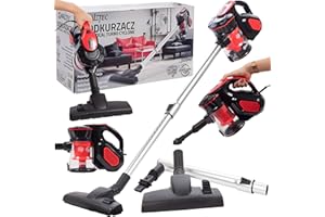 MalTec 5901924220282 Odkurzacz Ręczny VERTICAL TURBO CYCLONE | Pionowy | Cyklonowy | 2-stopniowa filtracja | Końcówka 2w1 | Duża siła ssania | Bezworkowy | Cicha praca | 5w1