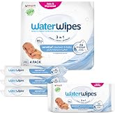 WaterWipes Yeni Doğan &amp; Hassas Cilt i&ccedil;in 240 yaprak Bebek Islak Mendili (4 x 60 Adet)