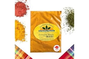 MABBY Epices Artisanales Unique de Guadeloupe | Saveurs Exotiques pour Cuisine Authentique | Épices du monde - Guadeloupe | Qualité Supérieure (CURCUMA)