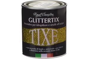 TIXE Glittertix Additivo Glitter per Pittura – Effetto Luminoso e Brillante per Superfici Decorate, Lilla 250 Ml