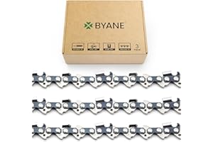 3 BYANE Saw Chains .325 1.3 mm 64 TG 38 cm Blade Semi-Chisel Compatible with Dolmar Husqvarna