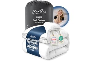 Sammethus Premium täcke 200 x 200 cm, mjukt täcke – året runt-täcke