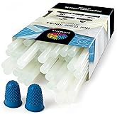 OfficeTree 50 x Heißklebestifte 11mm x 200mm - Extra Stark & Schnelltrocknend - Heißklebesticks 11mm - Heißklebepistole Stick