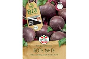 Sperli Organic Beetroot Seeds, F1, Seed Tape 82420 - Easy Sowing, Solid Beets, Perfect for Vegetable Garden, Seed Love, Vegetable Seeds, Beetroot Seeds for 3 Running Metres