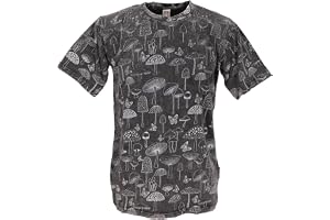 Tibet & Buddhist art t-shirt, svamp stonewash bomull, män