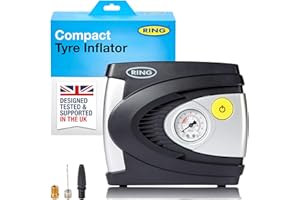 RING TYREINFLATE 610 Analogue Tyre Inflator with Adaptor Kit - Results in PSI & BAR