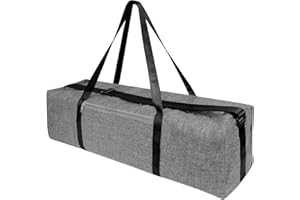 bruwaa Yoga Bag for Yoga Mats and Yoga Accessories, with Adjustable Carry Strap, Full-Zip Exercise Yoga Mat Carry Bag Waterproof Oxford Cloth with 2 Pockets, Extra Wide