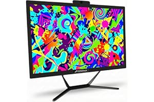 STGsivir All in One PC, Ordenador de Sobremesa, écran 21.5", Core i5 hasta 3.6 GHz, RAM 16 GB, SSD 512 GB, WiFi, BlueTBoth 5.0, Windows11 Pro, Negro