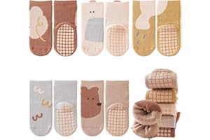 outfit spring Calzini Antiscivolo Bambino Bambina Calze Antiscivolo in Cotone Motivi Animali Neonata Bambini Calzini Invernali 0-12 Mesi 1-5 Anni Compleanno Regalo
