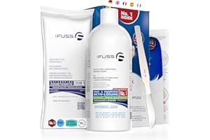 Mr. Fuss® No. 1 - Plus Pack Steel Classic per la cura dei piedi, per cuticole, confezione risparmio da 3 pezzi, soluzione attiva rapida e forte ammorbidente, standard, 200 ml, ovatta, raschietto per