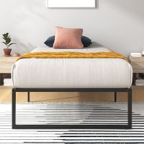 Struttura letto in legno - 140 x 200 cm - con sponda - base letto Sams