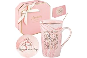 DONGSHANGIFT 'Sometimes You Forget You're Awesome' kubek z podziękowaniami prezenty dla kobiet, inspirujące przemyślane prezenty pożegnalne dla kobiet, najlepszych przyjaciół, kolegów, prezenty urodzinowe z okazji
