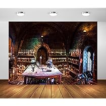 BELECO 2.1x1.5m Toile De Fond Pour Salle D'étude De Magicien