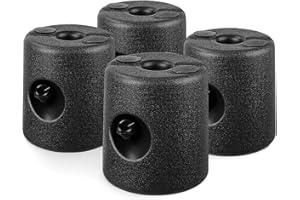 MY GARDEN OUTDOOR LIVING My Garden 4X Secure Leg Weights For Gazebos Marquees Market Stall Party Tents Weather Resistant Suitable For 25mm Maximum Thick Poles Gazebo Canopy Support Weights Fill With Water or Sand (Set of 4)