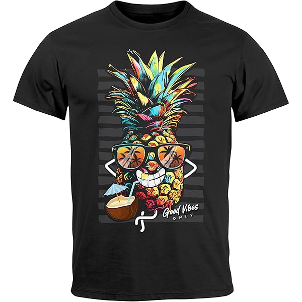 Neverless Maglietta Uomo Musica DJ Con Bradipo - Stampato Chill Faultier, Relax Fashion Streetstyle, Cotone 100%