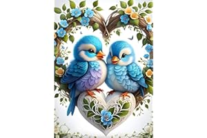 GDYEEH Unzertrennliche Diamond Painting Erwachsene, 5D Herz Diamant Painting Bilder Anfänger, DIY Runder Vollbohrer Diamanten Malerei Stickerei Set Kreuzstich Geschenke Home Wand Dekor 30x40cm