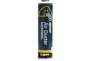 Kenro Kenair Air Duster Refill Can (360ml) - Compressed Air Can Spray to Clean Cameras, Computers and Precision Equipment & Remove Dust and Debris - KENR02