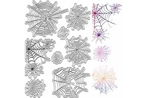 CRASPIRE Timbri Trasparenti Ragnatela Ragni di Halloween Retro Sfondo in Gomma Riutilizzabile Timbro Postale Timbro in Silicone Trasparente Sigillo per Artigianato Fai-da-Te Creazione di Biglietti