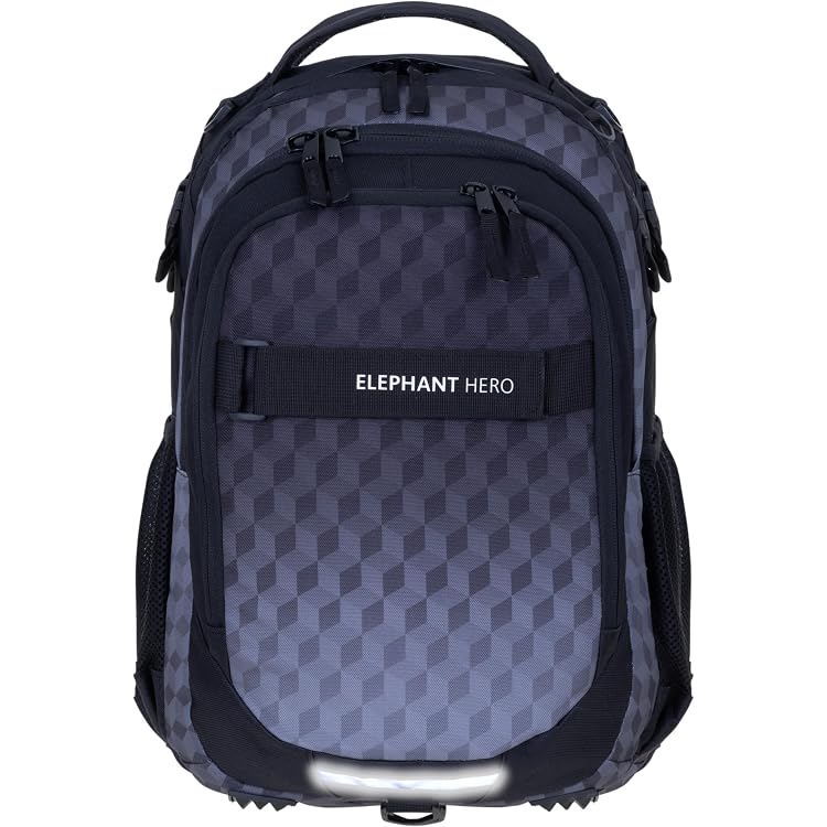 Sac à Dos Étudiant 30L - Pour Ordinateur 17" - Dos Respirant - Bretelles Massantes - 10 Compartiments - École & Ville