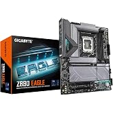 GIGABYTE Z890 Eagle Anakart - Intel Core Ultra (Seri 2), VRM 14+1+2 Fazlı işlemciler, 8800 MHz DDR5 (OC), 1 x PCIe 5.0 M.2 + 
